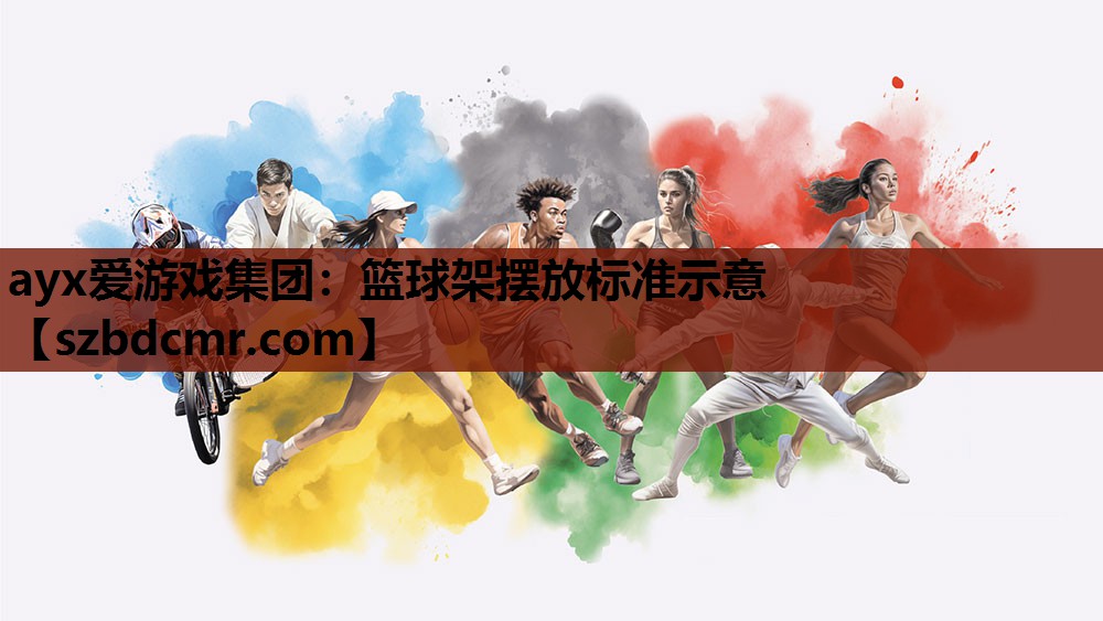 篮球架摆放标准示意